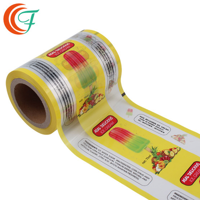 Phim đóng gói thực phẩm đông lạnh in màu Phim cán màng BOPP 50-60mic cho gói kem