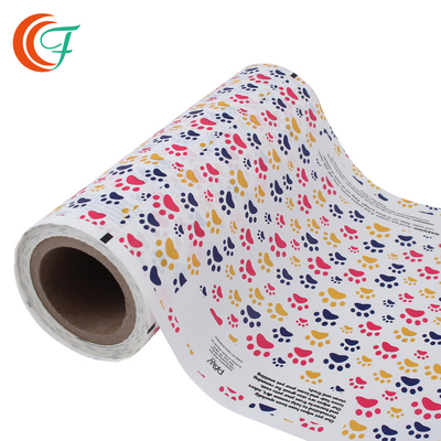 Động vật Bao bì thú cưng linh hoạt Phim màu Khăn lau cuộn phim nhựa