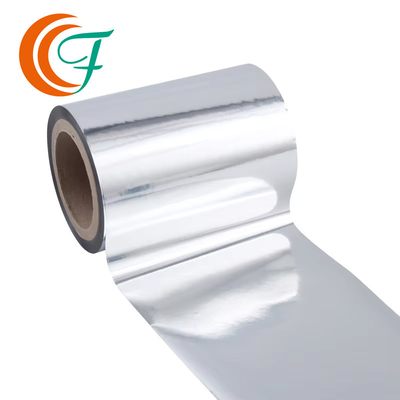 Logo tùy chỉnh Bao bì phim nhôm nhôm chất lượng thực phẩm Bao bì kim loại hóa cuộn nhựa